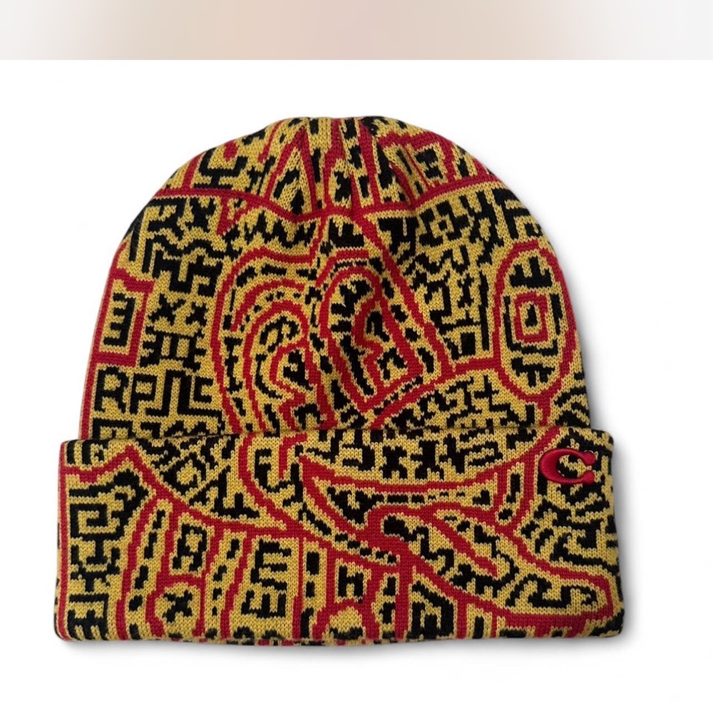 Disney Mickey Mouse X Keith Haring Rib Knit Wool Beanie